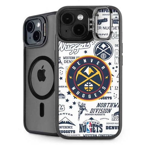 NBA Denver Nuggets Historic Blast iPhone 15 Kickstand Case